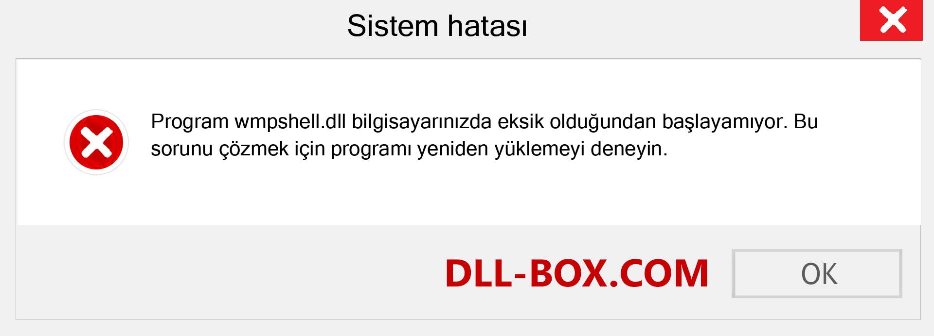 wmpshell.dll dosyası eksik mi? Windows 7, 8, 10 için İndirin - Windows'ta wmpshell dll Eksik Hatasını Düzeltin, fotoğraflar, resimler